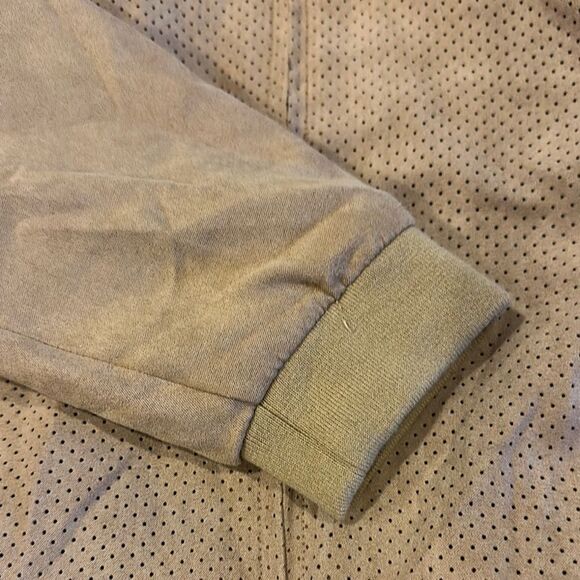 Mayoral Boys Tan Bomber Jacket with Perforated Design - Size 6 - Picture 5 of 8